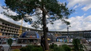 Манжерок, стройка отеля 2022г. Горный Алтай