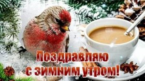 Утро в белом одеянии. С добрым утром. Красивая музыкальная открытка.