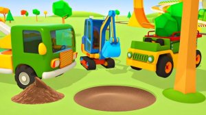 Машины помощники и ЯМА на дороге | Лучшие мультики ТВ Деткам в сборнике