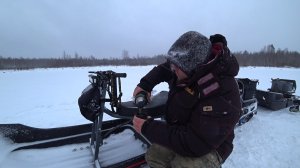 НА ТУНДРЕ ЧЕРЕЗ РЕКИ И БОЛОТА, ПРОБИЛСЯ НА ТАЁЖНОЕ ОЗЕРО! ТРИ ДНЯ, В ПОИСКАХ ЩУКИ \ ЗИМНЯЯ РЫБАЛКА!