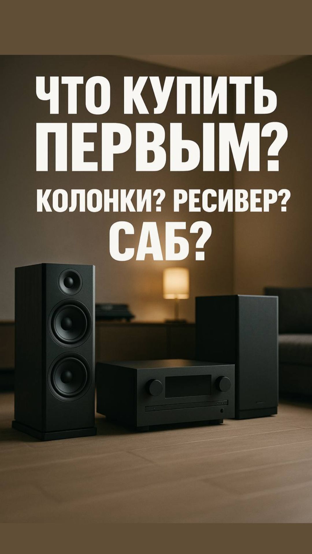 Что покупать первым: колонки, ресивер или саб? Ошибка новичков! смотреть онлайн