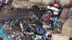 Самая большая свалка в Престоне | Переработка металлолома и предварительное измельчение АВТОМОБИЛЕЙ