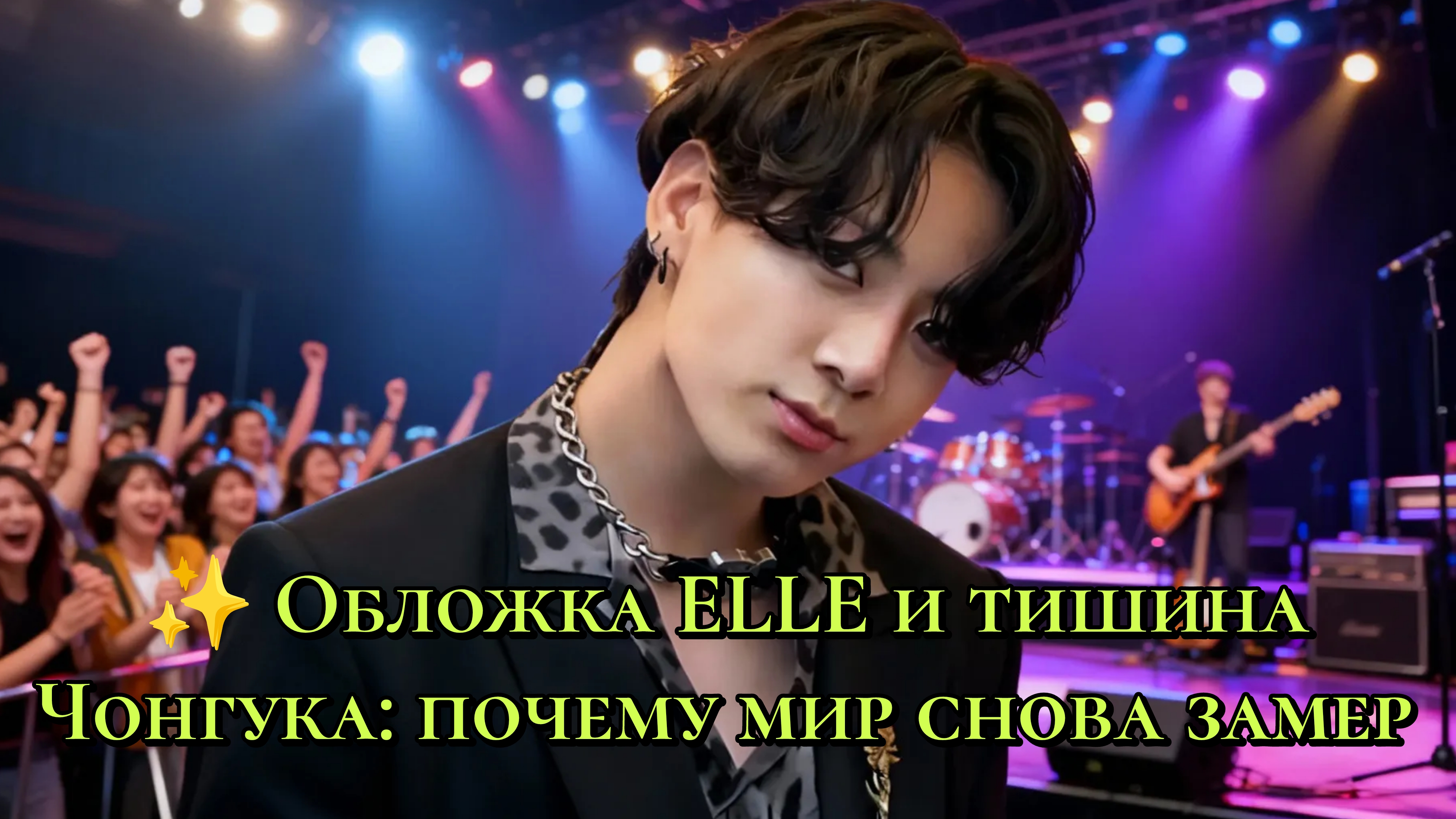 ✨ Обложка ELLE и тишина Чонгука: почему мир снова замер