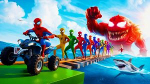 Развивающие мультики Машины помощники. Мультфильмы про машинки ЧЕЛОВЕК ПАУК И КРАСНЫЙ ХАЛК ГОНКИ №11