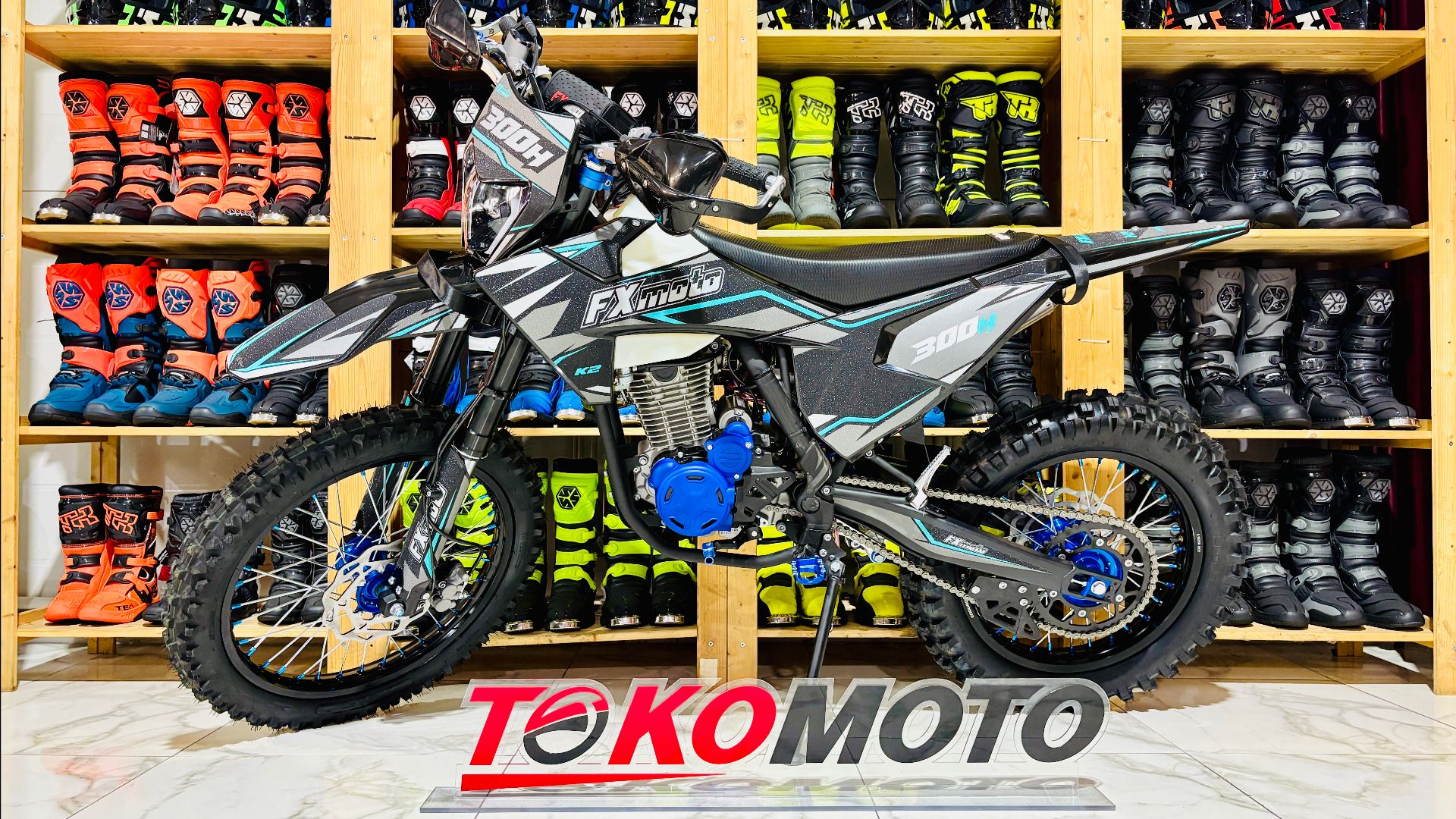 Мотоцикл эндуро FX MOTO K2 300H(YBH300) чёрный (осн)