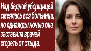 Истории для Вас/Над бедной уборщицей смеялась вся больница, но однажды ночью.../Жизненные истории