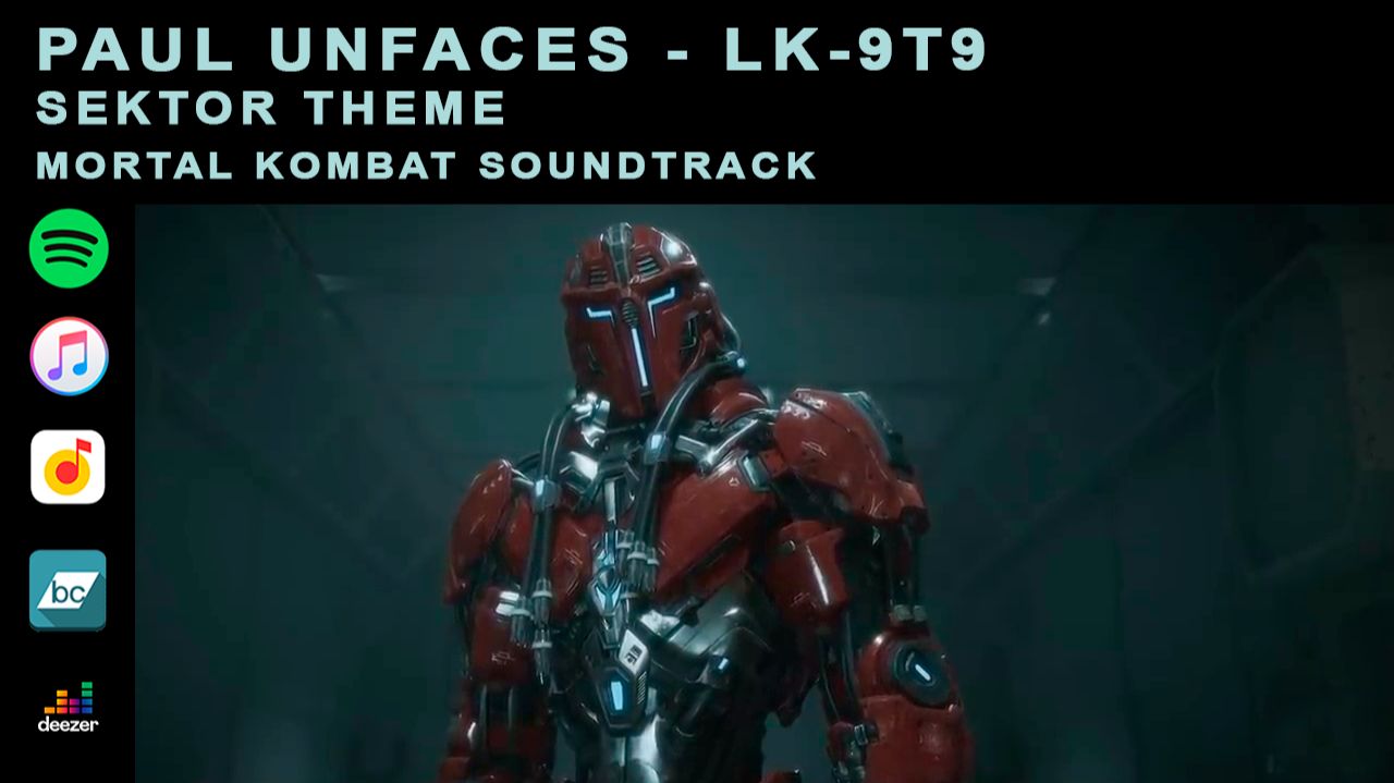 Paul Unfaces - LK-9T9 (видеоклип) тема Сектора- Mortal Kombat саундтрек_Metalstep/Industrial Metal