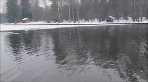 Обзор открытой воды на верхнем водоёме. Клёвое место, Лосиный остров.
