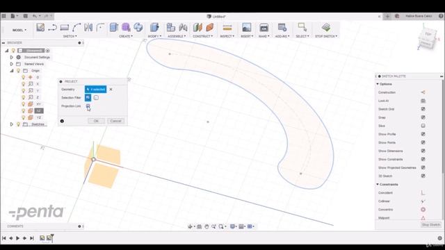 9 - OFFSET SKETCH SCALE PROJECTS