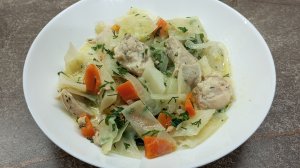 ВКУС ИЗ ДЕТСТВА. РЕЦЕПТ СЛИВОЧНОЙ  КУРОЧКИ С КАПУСТОЙ ОЧЕНЬ ПРОСТО #рецепт #курица