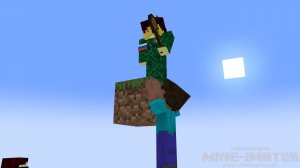 /1/ Один блок в майнкрафт + ВОВАХ