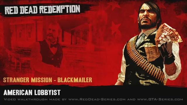 American Lobbyist - Stranger Mission - Red Dead Redemption