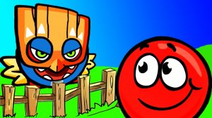 Новый КРАСНЫЙ ШАРИК против ЧЕРНЫХ КВАДРАТОВ #9 игра Red Ball Jump на канале Мистер Игрушкин