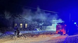 При пожаре в Амурской области погибли два человека