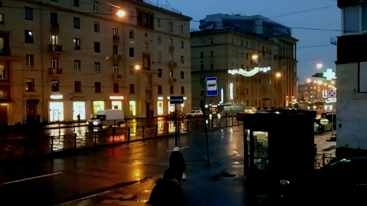 Утро. Оттепель в середине декабря.