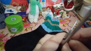 Доброе утро ! Вяжу носки в кадре ! Болтаю о том о сем ! Про новогодние подарки🎁🎄🍊🍰❄👍