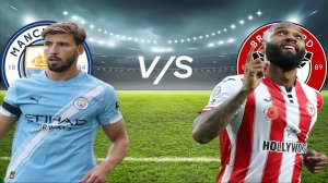 ФУТБОЛ КУБОК АНГЛИЙСКОЙ ЛИГИ 1/4 ФИНАЛА.  МАНЧЕСТЕР СИТИ - БРЕНТФОРД.  ТЕКСТОВАЯ ОНЛАЙН ТРАНСЛЯЦИЯ.