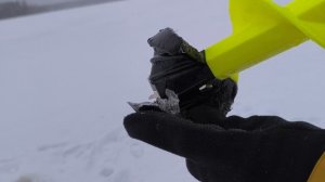 Ледобур Grows culture 130. Первый лед.