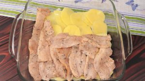 Я просто выкладываю все слоями, а весь секрет в заливке. Что приготовить на ужин? #670