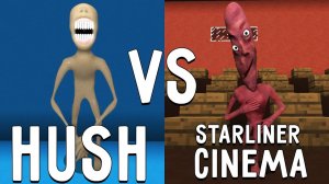 ХАШ ПРОТИВ МОНСТР ИЗ КИНОТЕАТРА В МАЙНКРАФТ ! БИТВА STARLINER CINEMA VS HUSH MINECRAFT