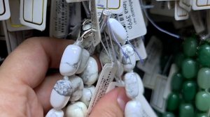 Натуральные камни - бусы галтовка