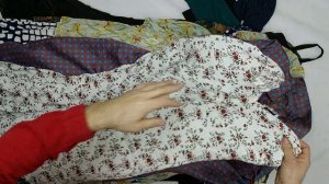 40980 Платья, 3пак, , секонд (cream) оптом