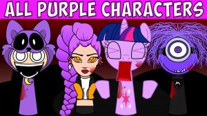 ВСЕ INCREDIBOX SPRUNKI ФИОЛЕТОВОГО ЦВЕТА КЭТНАП РУМИ ТВАЙЛАЙТ МИНЬОН И НЕ ТОЛЬКО | SPRUNKI