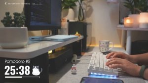 3 часа STUDY WITH ME ｜ Relaxing Lo-Fi, Rain sounds ｜ Pomodoro 50⧸10 ｜ Late night 🌙