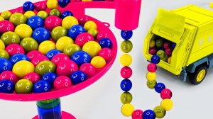 веселые АСМР мультики, шарики, машинки, горки.Все самые интересные сюжеты. Смешарики, Маша и медведь