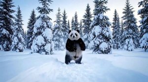 Панда В лесах России