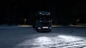 Euro Truck Simulator 2 Поездочка в зимнюю страну, и перевозка грузов зимнего ивента.