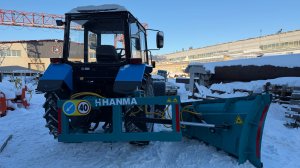 Обзор бокового отвала HANMA на трактор