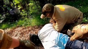 Появились кадры задержания в Сочи отца и дочери, планировавших воевать за Украину.