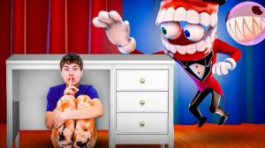 ЭКСТРЕМАЛЬНЫЕ ПРЯТКИ на 24 часа. Поля потерялась в цифровом цирке в реальной жизни