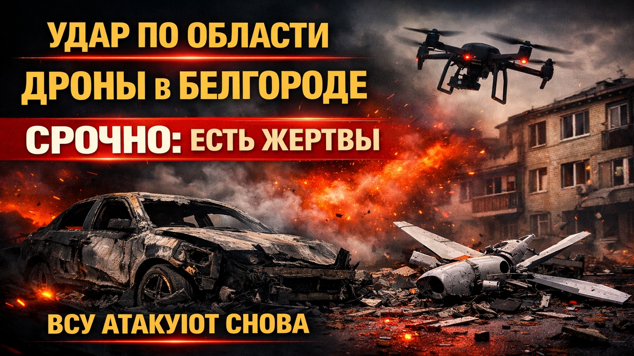 Срочно: Удар ВСУ по Белгородской области — есть погибший и раненые