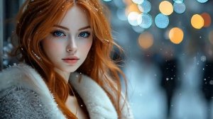 It’s Snowing. Beautiful AI ART , Photography and inspiring Music