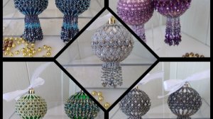 Новогодние елочные шары с кисточкой. https://t.me/minigardenZ