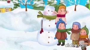 Человечек снежный