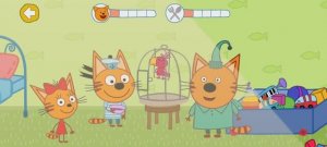 Три Кота Мультфильм Кафе для котят