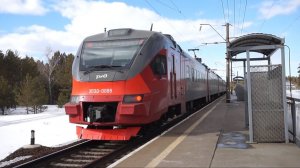 Электропоезд ЭП3Д-0088+ЭДТ.