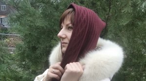 Шарф-капюшон репсом (архив)