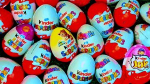 Смотрим на сладости и получаем удовольствие | Множество КиндерСюрпризов