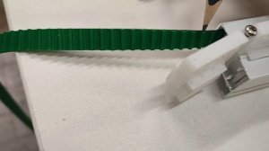 Сборка раздвижного электрокарниза с односторонним закрытием