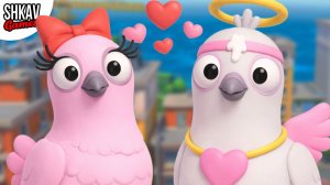 ЛЮБОВЬ ПРОВАЛИЛАСЬ В ТЕКСТУРЫ! Как спасти Купидона? | I Am Bird VR! / Часть 3