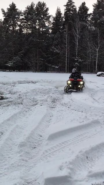 Первая зима у нового Aodes800 и его владельца Антона Юрьевича) #shorts #квадроцикл #aodes