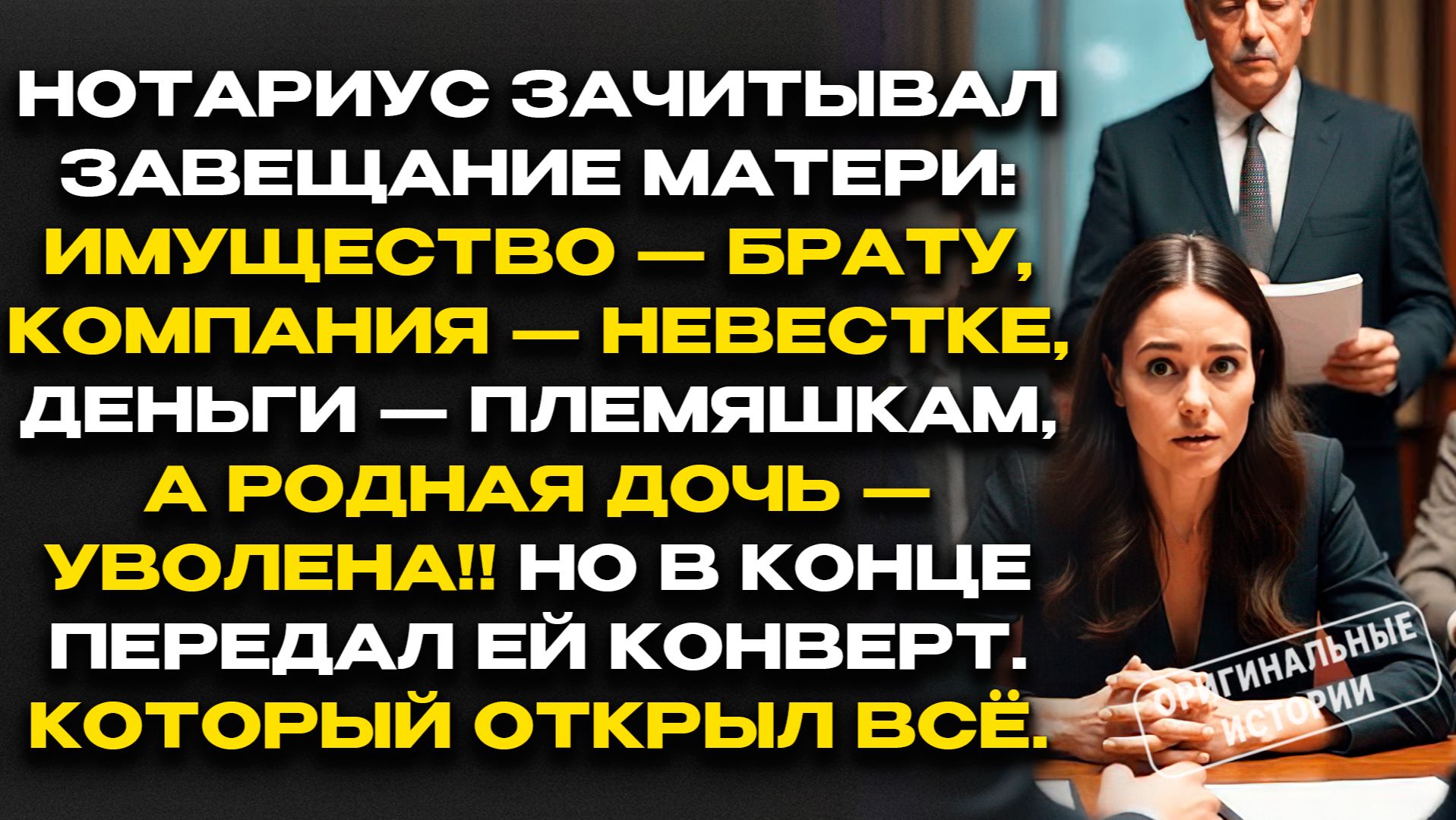 ЗАВЕЩАНИЕ-УДАР МАТЬ отдала наследство невестке — а ДОЧЕРИ досталось УВОЛЬНЕНИЕ. Слушать аудиорассказ
