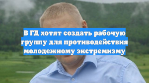 В ГД хотят создать рабочую группу для противодействия молодежному экстремизму