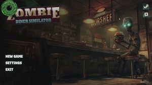 🧟♂️🍔 Zombie Diner Simulator — Первые минуты игры на ПК  — Без комментариев 🔇