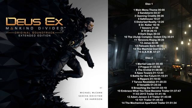 Deus Ex Mankind Divided Original Soundtrack - Extended Edition