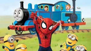 ТОМАС И ЕГО ДРУЗЬЯ ИГРАЕМ КРУТЫЕ ПАРОВОЗИКИ РАЗВИВАЮЩИЕ МУЛЬТИКИ ИГРУШКИ B МИНЬОНЫ №10